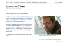 Tablet Screenshot of bymattruff.com